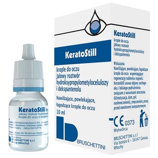 Keratostill, krople do oczu, 10 ml USZKODZONE OPAKOWANIE Keratostill, krople do oczu, 10 ml USZKODZONE OPAKOWANIE - zdjęcie produktu