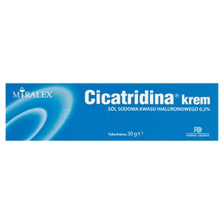 Cicatridina krem, sól sodowa kwasu hialuronowego, 30 g - zdjęcie produktu