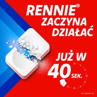 Rennie Fruit 680 mg + 80 mg, smak owocowy, 24 tabletki do ssania - 4 - zdjęcie produktu