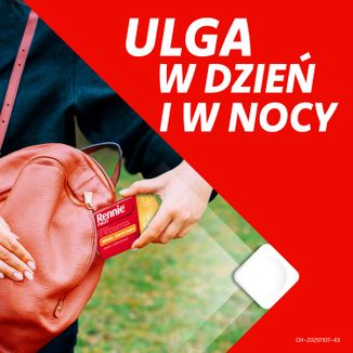 Rennie Fruit 680 mg + 80 mg, smak owocowy, 24 tabletki do ssania - 5 - zdjęcie produktu