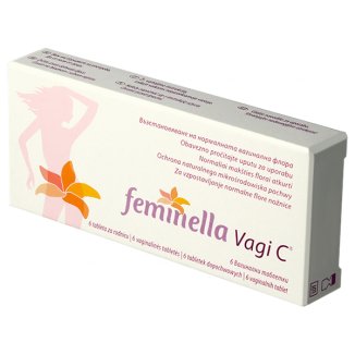 Feminella Vagi C, 6 tabletek dopochwowych - zdjęcie produktu