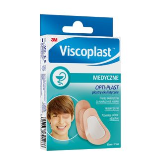 Plastry Viscoplast, Opti-plast, 82 mm x 57 mm, 10 sztuk - 5 - zdjęcie produktu