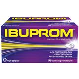 Ibuprom 200 mg, 96 tabletek powlekanych - miniaturka zdjęcia produktu