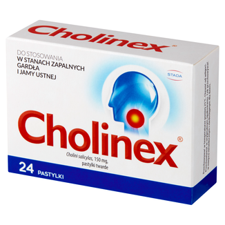 Cholinex 150 mg, 24 pastylek do ssania - zdjęcie produktu