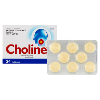 Cholinex 150 mg, 24 pastylek do ssania - 2 - zdjęcie produktu