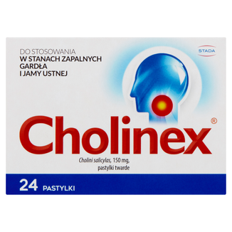 Cholinex 150 mg, 24 pastylek do ssania - 3 - zdjęcie produktu