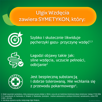 Ulgix Wzdęcia 80 mg, 100 kapsułek miękkich - 3 - zdjęcie produktu