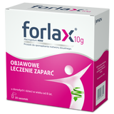 Forlax 10 g, proszek do sporządzania roztworu doustnego, 20 saszetek USZKODZONE OPAKOWANIE - miniaturka zdjęcia produktu