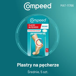 Compeed, plastry na pęcherze, hydrokoloidowe, średnie, 5 sztuk - 2 - zdjęcie produktu