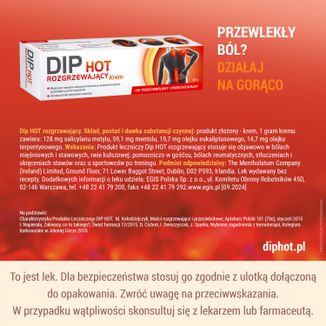 Dip Hot Rozgrzewający (128 mg + 59,1 mg + 19,7 mg + 14,7 mg)/g, krem, 67 g - 6 - zdjęcie produktu