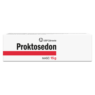 Proktosedon 5 mg + 5 mg + 10 mg + 10 mg/ g, maść doodbytnicza, 15 g - zdjęcie produktu