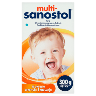 Multi-Sanostol, syrop dla dzieci powyżej 1 roku, 300 g - zdjęcie produktu