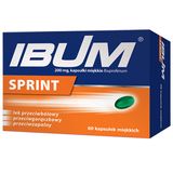Ibum Sprint 200 mg, 60 kapsułek miękkich - miniaturka zdjęcia produktu