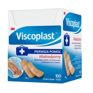 Viscoplast Wodoodporny, plastry z mikroperforacją, 72 mm x 25 mm, 100 sztuk - 2 - zdjęcie produktu
