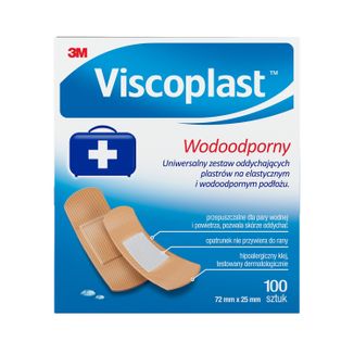 Viscoplast Wodoodporny, plastry z mikroperforacją, 72 mm x 25 mm, 100 sztuk - 4 - zdjęcie produktu