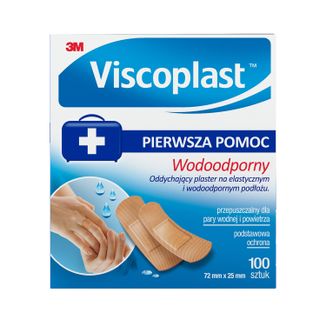 Viscoplast Wodoodporny, plastry z mikroperforacją, 72 mm x 25 mm, 100 sztuk - 5 - zdjęcie produktu