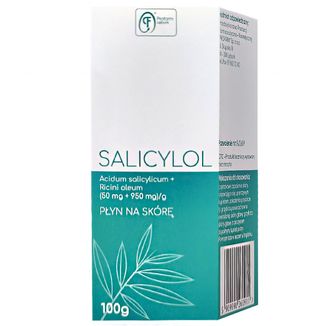 Salicylol (50 mg + 950 mg)/ g, płyn na skórę, 100 g - zdjęcie produktu