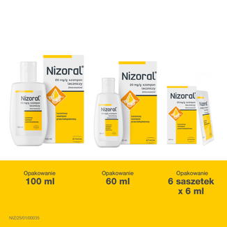 Nizoral 20 mg/ g, szampon przeciwłupieżowy, 100 ml - 9 - zdjęcie produktu
