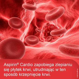 Aspirin Cardio 100 mg, 28 tabletek powlekanych - 3 - zdjęcie produktu