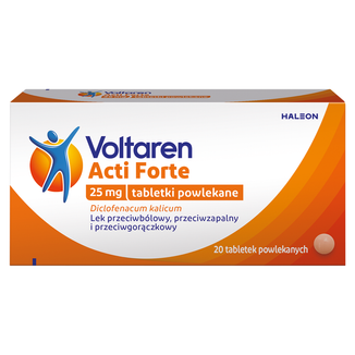 Voltaren Acti Forte 25 mg, 20 tabletek powlekanych - 2 - zdjęcie produktu