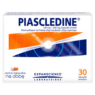 Piascledine 100 mg + 200 mg, 30 kapsułek twardych USZKODZONE OPAKOWANIE - zdjęcie produktu