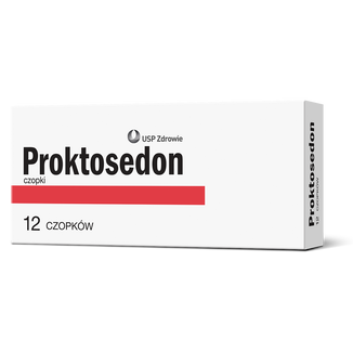 Proktosedon, czopki doodbytnicze, 12 sztuk - 2 - zdjęcie produktu
