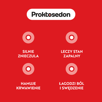 Proktosedon, czopki doodbytnicze, 12 sztuk - 2 - zdjęcie produktu
