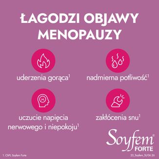 Soyfem Forte 230,8 mg, 30 tabletek powlekanych - 3 - zdjęcie produktu