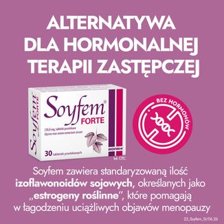 Soyfem Forte 230,8 mg, 30 tabletek powlekanych - 4 - zdjęcie produktu