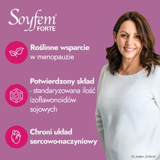 Soyfem Forte 230,8 mg, 30 tabletek powlekanych - 5 - zdjęcie produktu