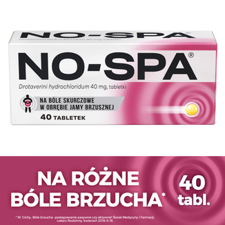 No-Spa 40 mg, 40 tabletek - 2 - zdjęcie produktu