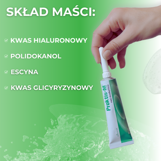 Proktis-M Plus, maść doodbytnicza, 30 g - 5 - zdjęcie produktu