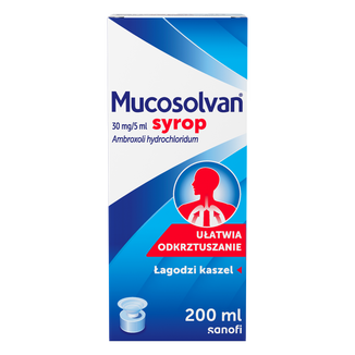 Mucosolvan 30 mg/5 ml, syrop, 200 ml - zdjęcie produktu