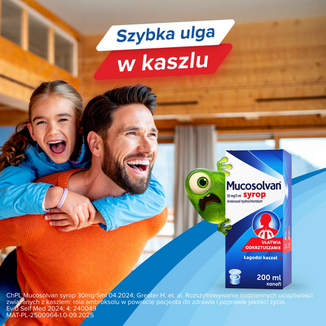 Mucosolvan 30 mg/5 ml, syrop, 200 ml - 2 - zdjęcie produktu