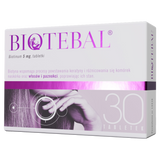 Biotebal 5 mg, 30 tabletek KRÓTKA DATA - miniaturka zdjęcia produktu
