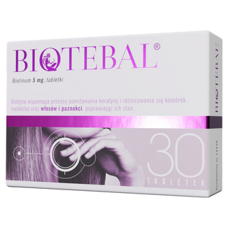 Biotebal 5 mg, 30 tabletek - zdjęcie produktu