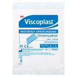 Viscoplast, kompresy jałowe z gazy, 17-nitkowe, 8-warstwowe, 7,5 cm x 7,5 cm, 3 sztuki - miniaturka zdjęcia produktu