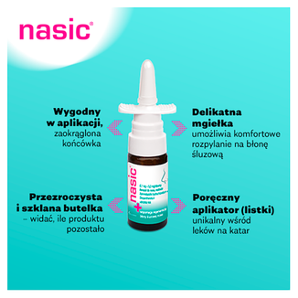 Nasic (0,1 mg + 5 mg)/ dawkę, aerozol do nosa, 10 ml - 8 - zdjęcie produktu