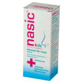 Nasic Kids (0,05 mg + 5 mg)/ dawkę, aerozol do nosa dla dzieci od 2 do 6 lat, 10 ml - 3 - zdjęcie produktu