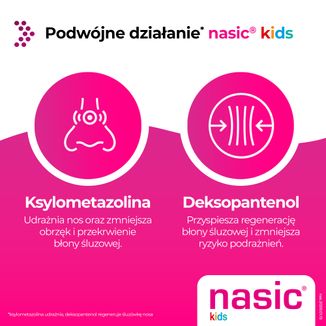 Nasic Kids (0,05 mg + 5 mg)/ dawkę, aerozol do nosa dla dzieci od 2 do 6 lat, 10 ml - 3 - zdjęcie produktu