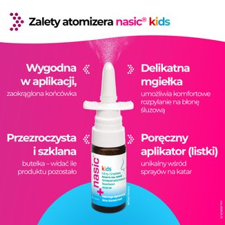 Nasic Kids (0,05 mg + 5 mg)/ dawkę, aerozol do nosa dla dzieci od 2 do 6 lat, 10 ml - 5 - zdjęcie produktu
