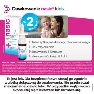 Nasic Kids (0,05 mg + 5 mg)/ dawkę, aerozol do nosa dla dzieci od 2 do 6 lat, 10 ml - 6 - zdjęcie produktu
