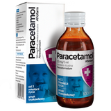 Paracetamol Aflofarm 120 mg/ 5 ml, zawiesina doustna od 3 miesiąca, smak truskawkowy, 100 ml - miniaturka zdjęcia produktu