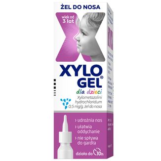 Xylogel 0,05%, 0,5 mg/ g, żel do nosa, 10 g  - zdjęcie produktu