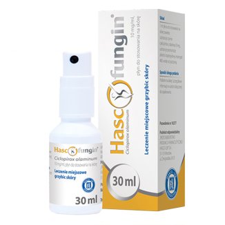 Hascofungin 10 mg/ ml, płyn do stosowania na skórę, 30 ml - zdjęcie produktu