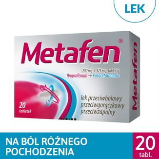 Metafen 200 mg + 325 mg, 20 tabletek - 6 - zdjęcie produktu