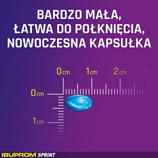 Ibuprom Sprint 200 mg, 24 kapsułki miękkie USZKODZONE OPAKOWANIE - 5 - zdjęcie produktu