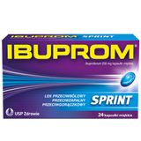 Ibuprom Sprint 200 mg, 24 kapsułki miękkie - miniaturka zdjęcia produktu