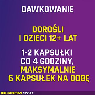 Ibuprom Sprint 200 mg, 24 kapsułki miękkie - 2 - zdjęcie produktu