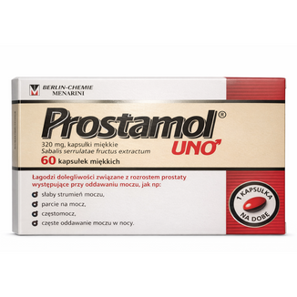 Prostamol Uno 320 mg, 60 kapsułek miękkich - zdjęcie produktu